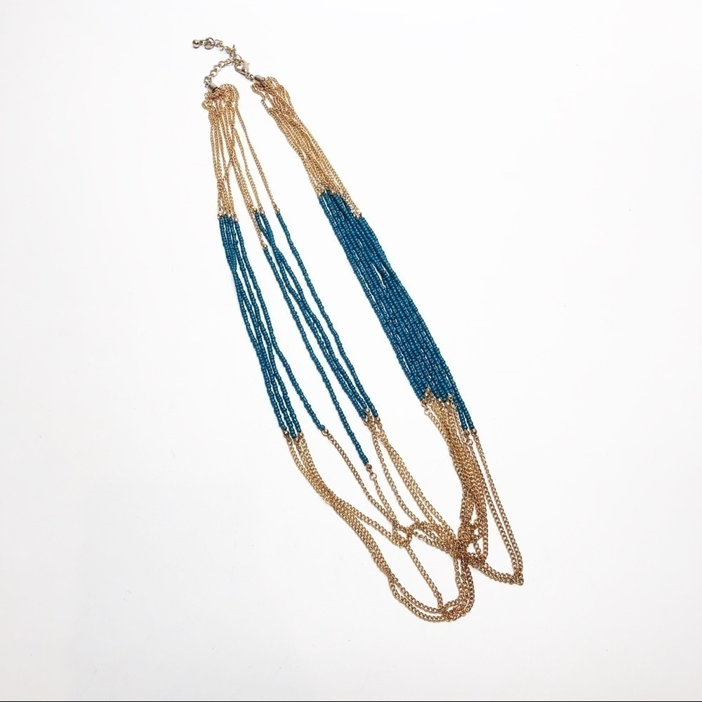 Multi-bead long necklance